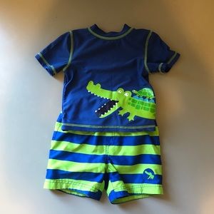 Little me baby boy bathing suit in size 18M